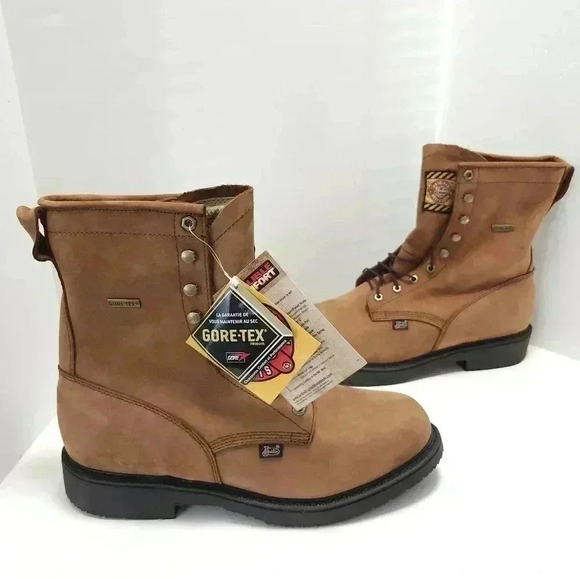 Justin Original Work Boots Gore-tex Mens Size 13 D NEW - Picture 1 of 9